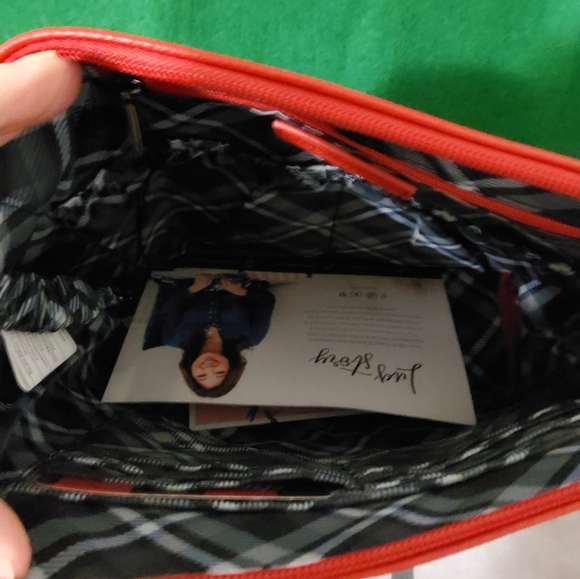 Lug Flare XL Vegan Crossbody Bag, Poppy Red - Picture 5 of 9